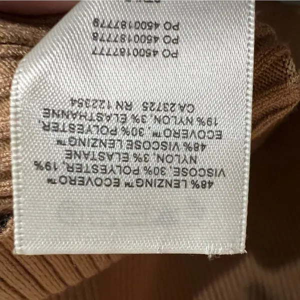Wilfred Aritizia Tan Brown Brown Crescent Cutout‎ Kit Mini Dress - Image 6