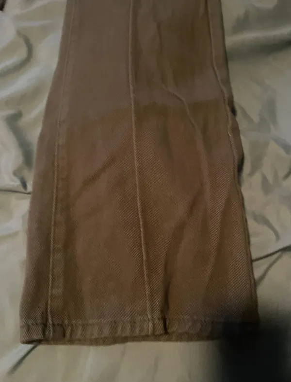 SheIn Women Size Small Tall Olive Green Jeans - Image 3