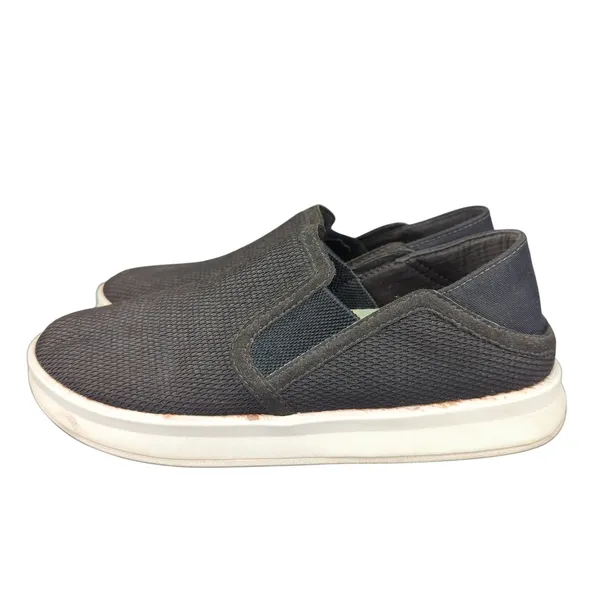 OluKai Ki'Ihele III Women's Black Textile Slip On Sneakers‎ Casual Shoes US 6.5 - Image 4