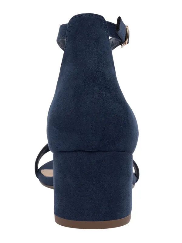 NWT Sugar Noelle Block Heel Dress Sandals SGR-NOELLE 7 Navy Blue 5.5M - Image 3