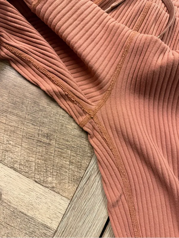 FP Movement Loose Ribbed Sweatpants in Rust Color Women’s Size XS Loungewear - Image 5