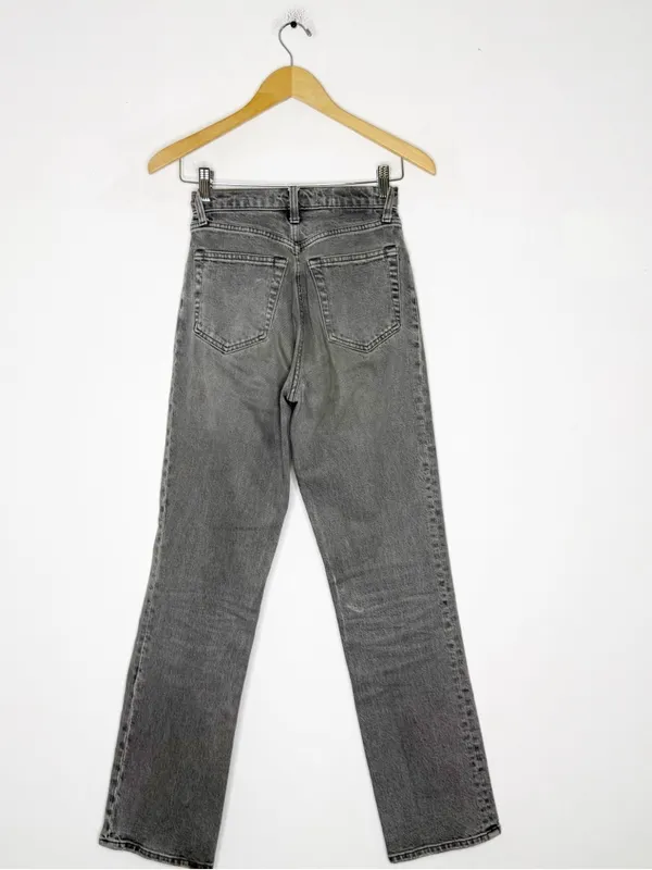 Abercrombie & Fitch 90s Straight Jeans 24 / 00 Gray Ultra High Rise - Image 2