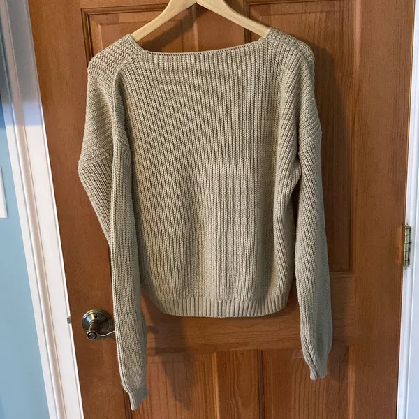 boohoo tall Size S/M Women's Teen Girl Beige Sweater - Image 3