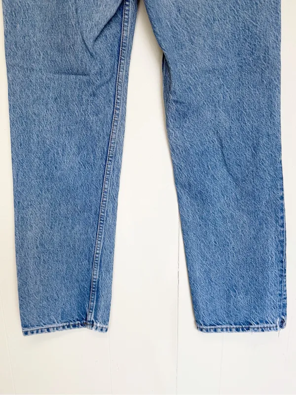 REFORMATION Cynthia High Rise Straight Jean Colorado Wash - Image 11