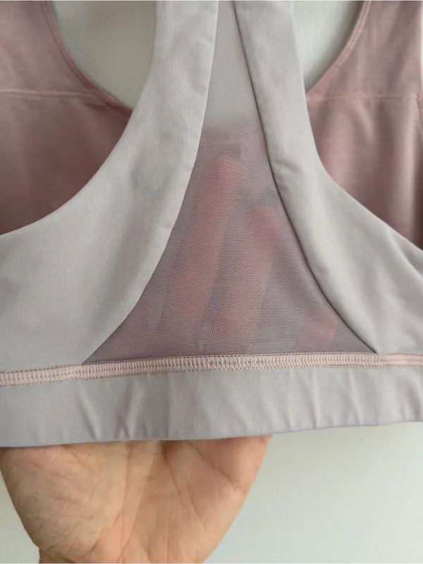 lululemon Invigorate Bra Women’s Size 6 Faint Coral Light Pink Racerback - Image 4