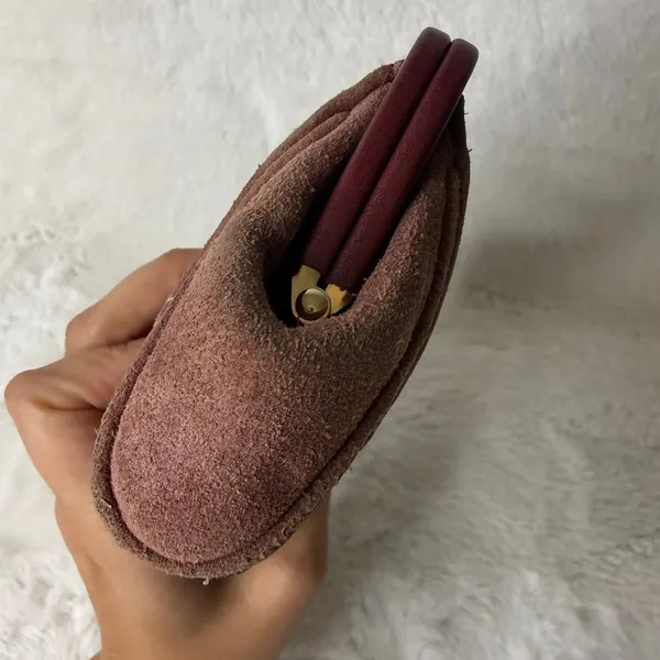 y2k Coach Vintage Plum Kisslock Wristlet - Image 5