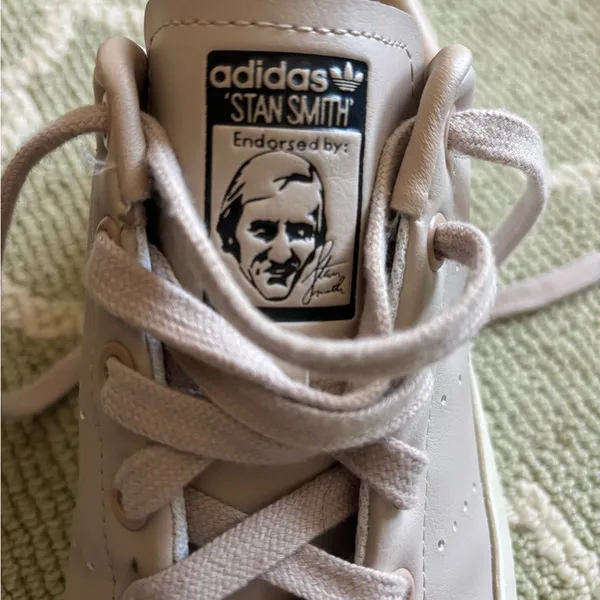 Converse Adidas Stan Smith Pink Leather Platform Sneakers size 7.5 - Image 3