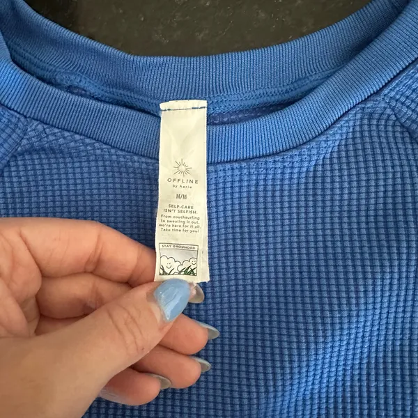 OFFLINE by Aerie Waffle Long Sleeve - Image 4