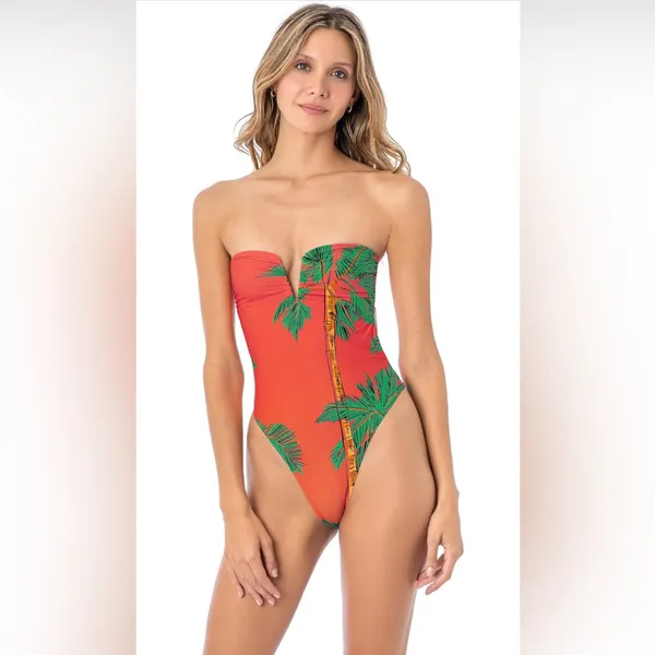 MAAJI Cali Sunset Soleil Bandeau One Piece, Size Medium, $179 - Image 8