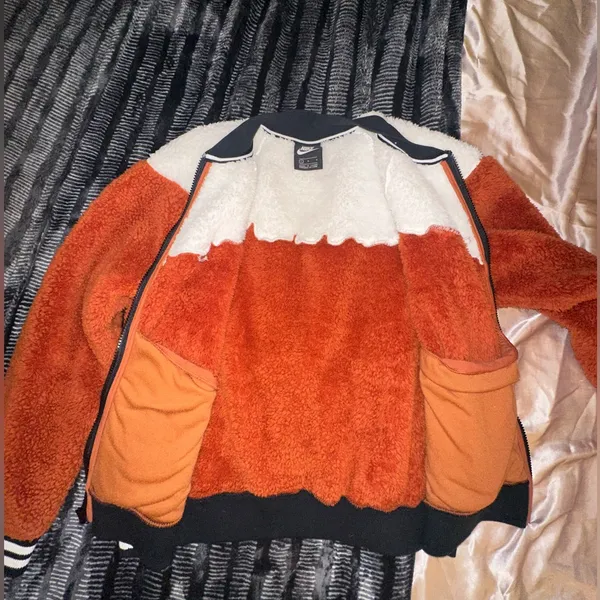 Nike Fuzzy Bomber Sweater - Image 2
