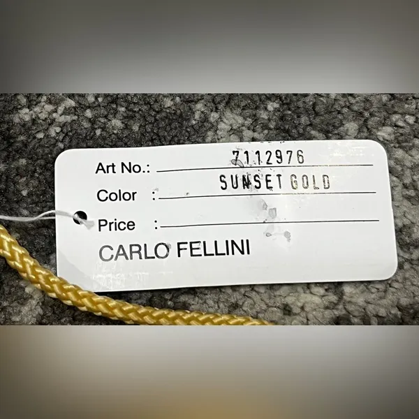 Vintage Carlo Fellini evening bag clutch purse Sunset Gold - Image 8