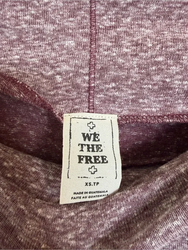 Free People Off The Shoulder Long Sleeve Top XS - Image 3