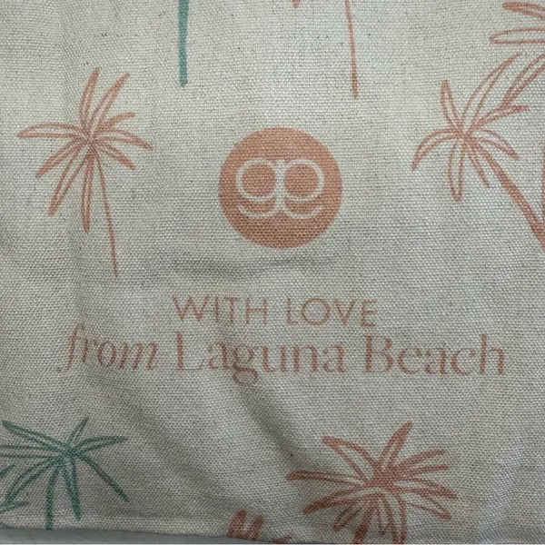 NWOT: Gorjana Palm Tree Print Canvas Tote Bag - Image 11