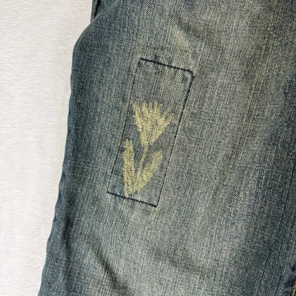 Stampa Jeans Vintage Y2K Embroidery Skater Jeans Hip Hop Denim 34x30 Medium Wash - Image 10