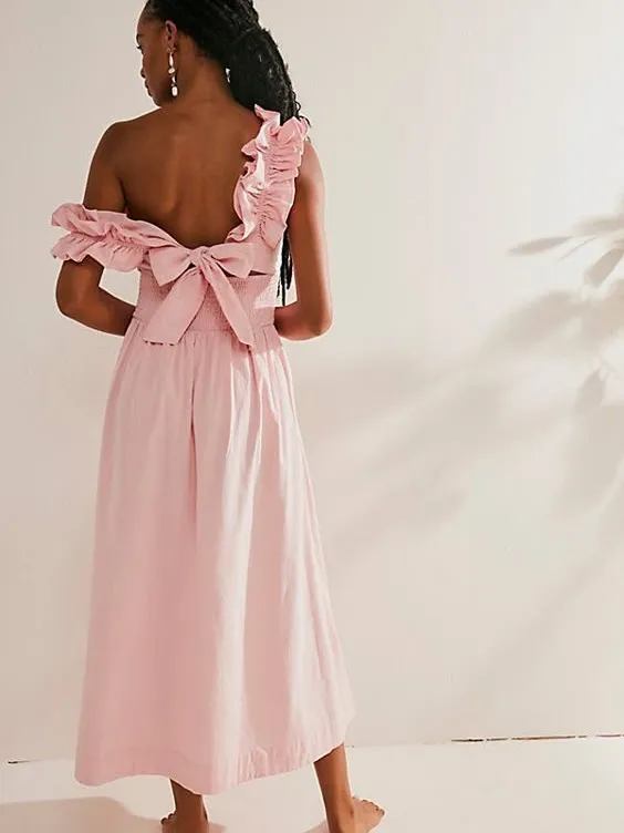 Free People Ruffle‎ It Up Midi Dress by free-est - Image 2