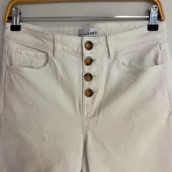 Loft High- Rise Wide-Leg Jeans NWT - Image 8