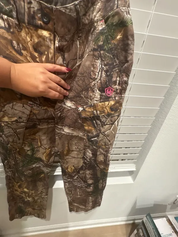 Game Winner Realtree Camo Cargo Pants Size S (4-6) Hunting Cotton - Image 8