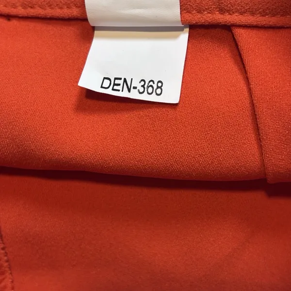 ZARA Orange Wide Leg Pants XS High Rise Flowy Polyester Casual Chic Women Capsul - Image 9