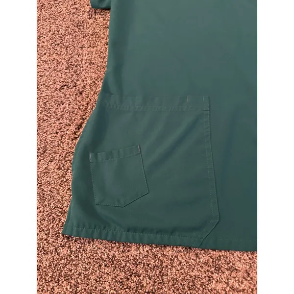 Skechers Women's Teal Green Short Sleeve‎ Scrub Top Size Small - Image 5