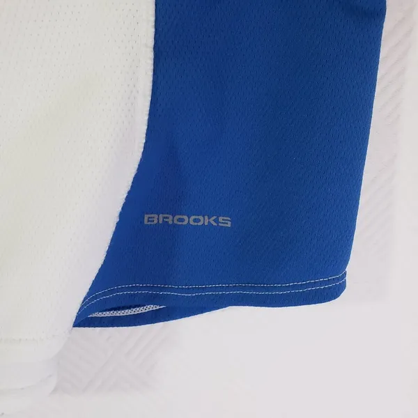BROOKS XL White, Black, Blue Solid Tank, Muscle Shirt, Colorblock Activewear - Image 3