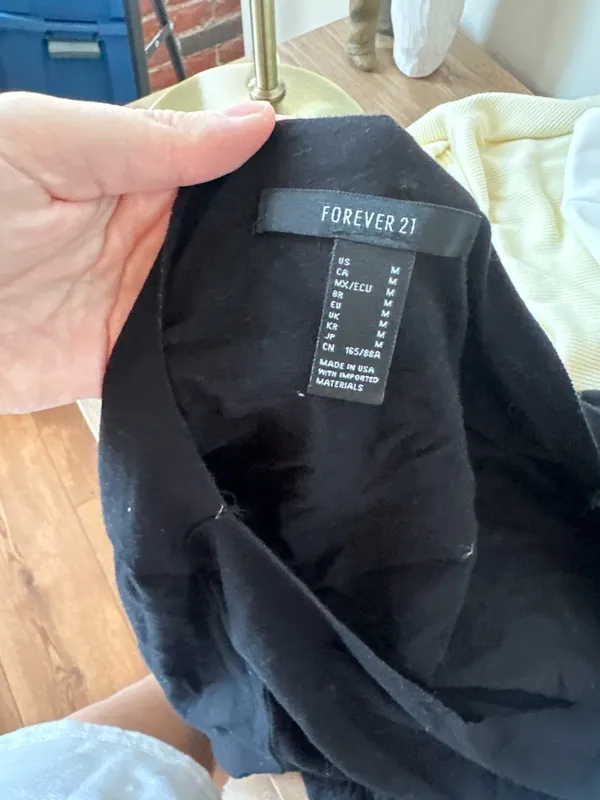 Black Long Sleeve Top Forever 21 - Image 3