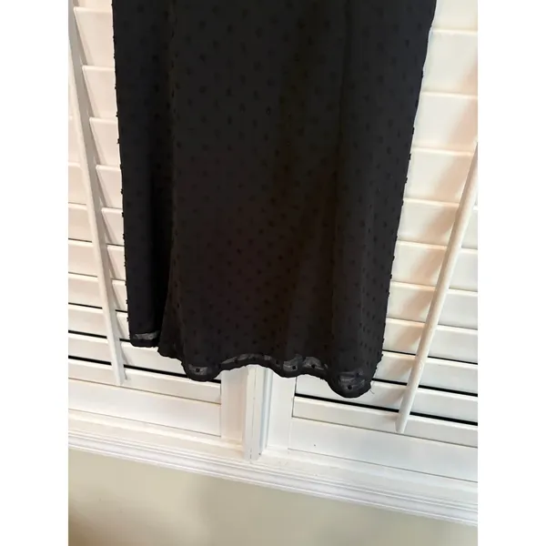 Selfie‎ Leslie Black Good Morning Angel Ruched Bust A-Line Dress Size xl - Image 4