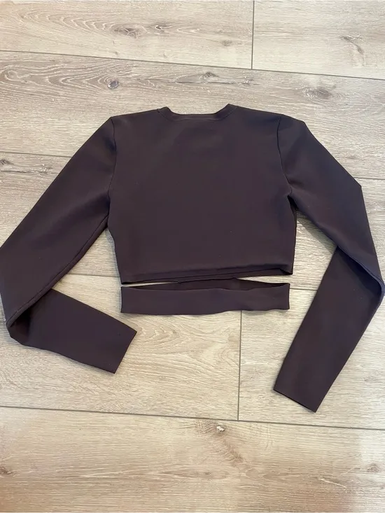 Aritzia Ten by‎ Babaton Retrospect Cutout Sweater Brown Size M - Image 5