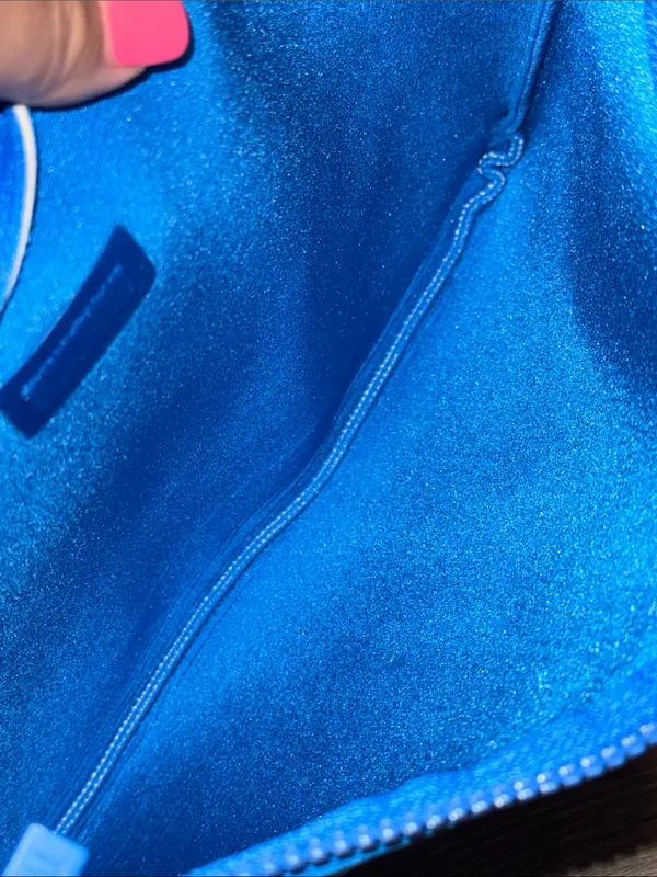 triangl swimwear Shimmery Royal Blue Pouch - Image 3