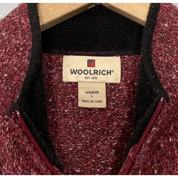 Woolrich Ruby Sweater Vest Size Large Embroidered Cabincore Winter Snowflake - Image 4