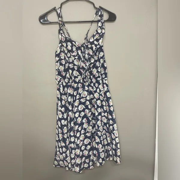 Disney Lauren Conrad Alice in Wonderland Floral Teapot‎ Teacup Sundress Size S - Image 3