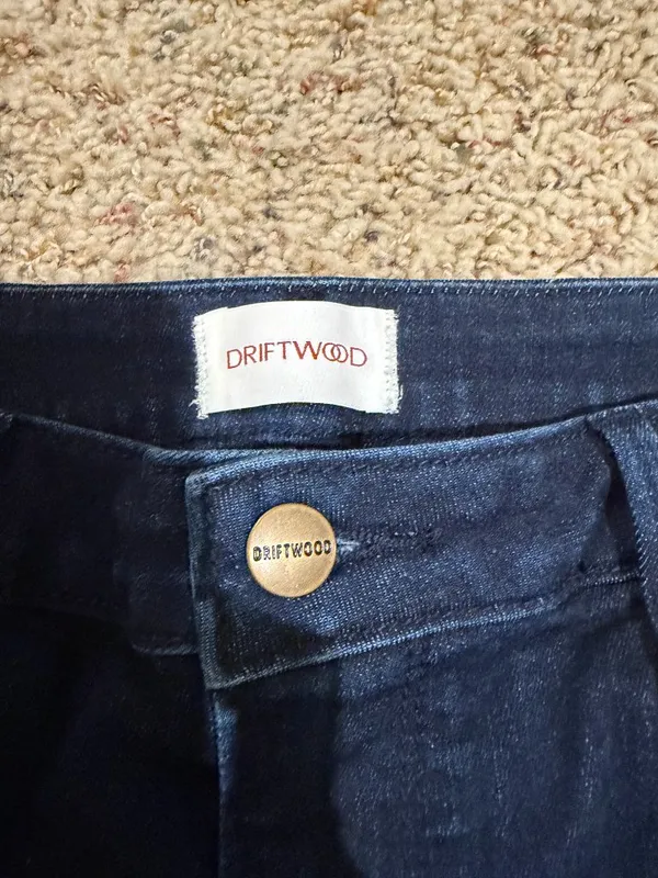 Driftwood Annabel Cargo Stretch Jeans Dark Wash - Image 5