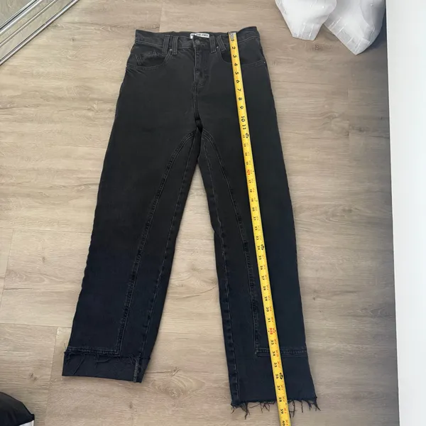 Free People We the Free Risk Taker jeans in washed black denim - Image 3