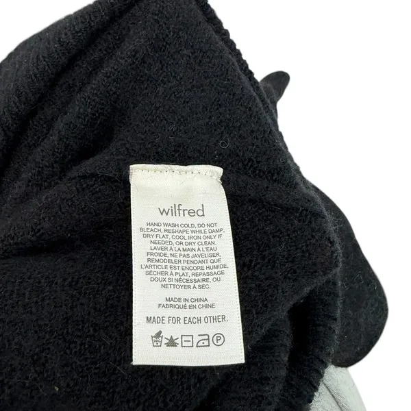 Aritzia Wilfred Lorin Sweater‎ Black Wool Alpaca Turtleneck Womens Small - Image 10