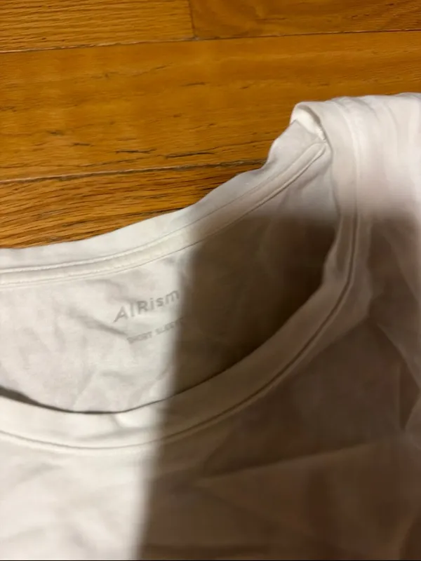Airism Classic White Crewneck Tee - Image 2