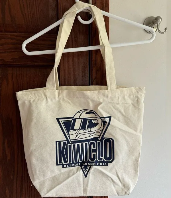 New Canvas Tote Detroit Grand Prix 2024 Kiwiclo Racing Unisex - Image 2