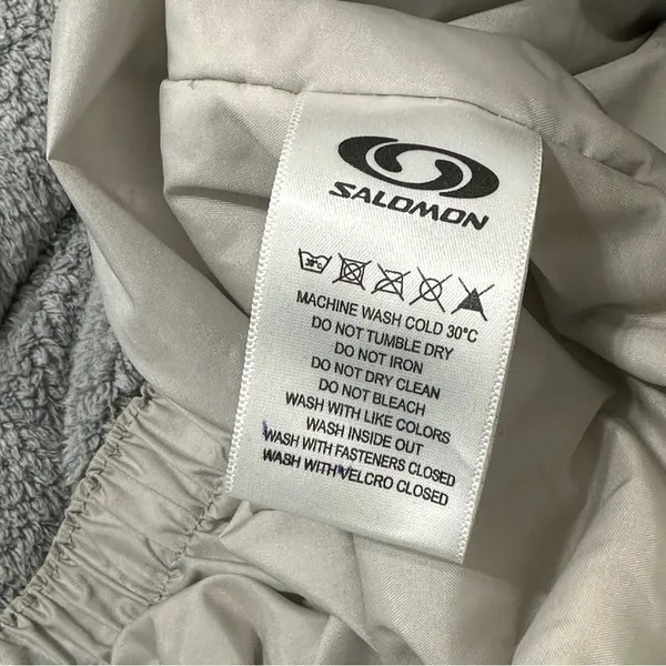 Salomon Women’s Size M Blue Grey Clima Pro Winter Ski Snowboarding Jacket - Image 7