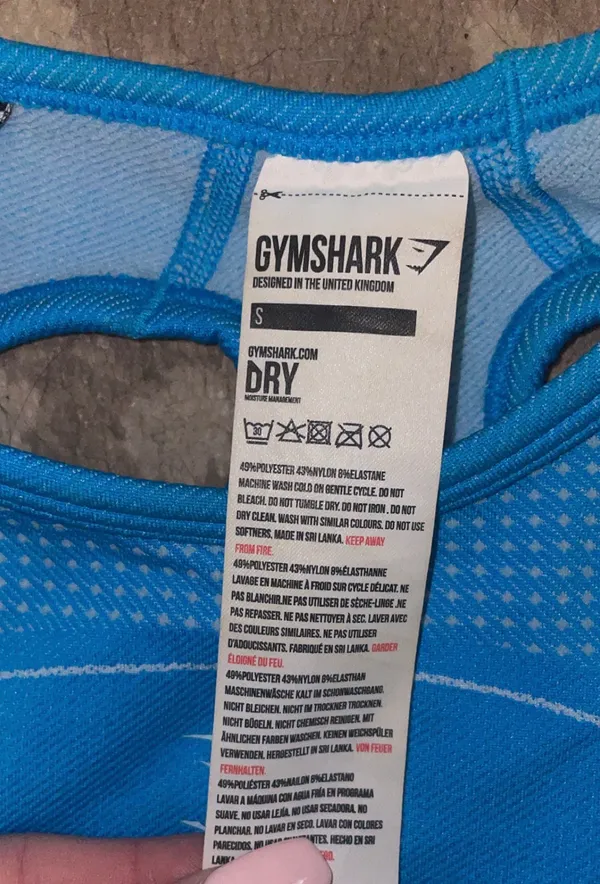 Gym shark top size small - Image 3