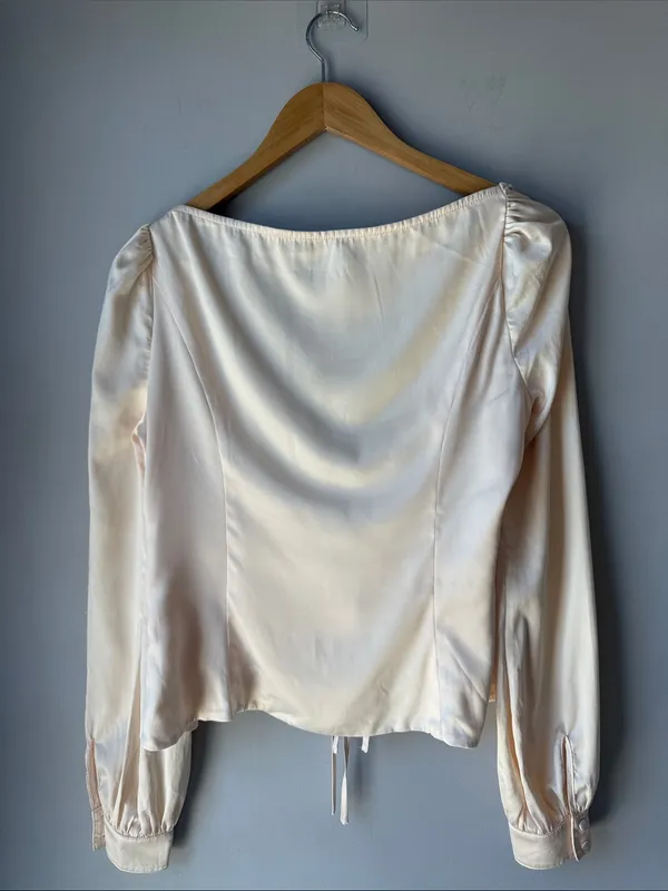 Majorelle Satin Festival Coquette Waldorf Top Blouse - Image 5