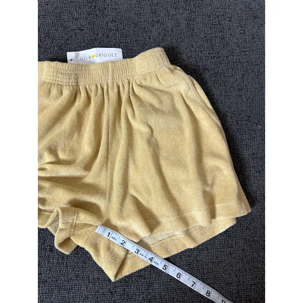 Gil Rodriguez Terry Port Shorts Banana Cream size XS NWT - Image 9