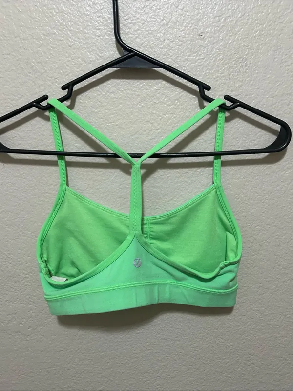 lululemon athletica Neon Green Strappy Sports Bralette - Image 2