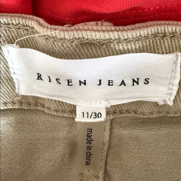 Risen Jeans High Rise Fringe Cropped Wide Leg Jeans - Image 11