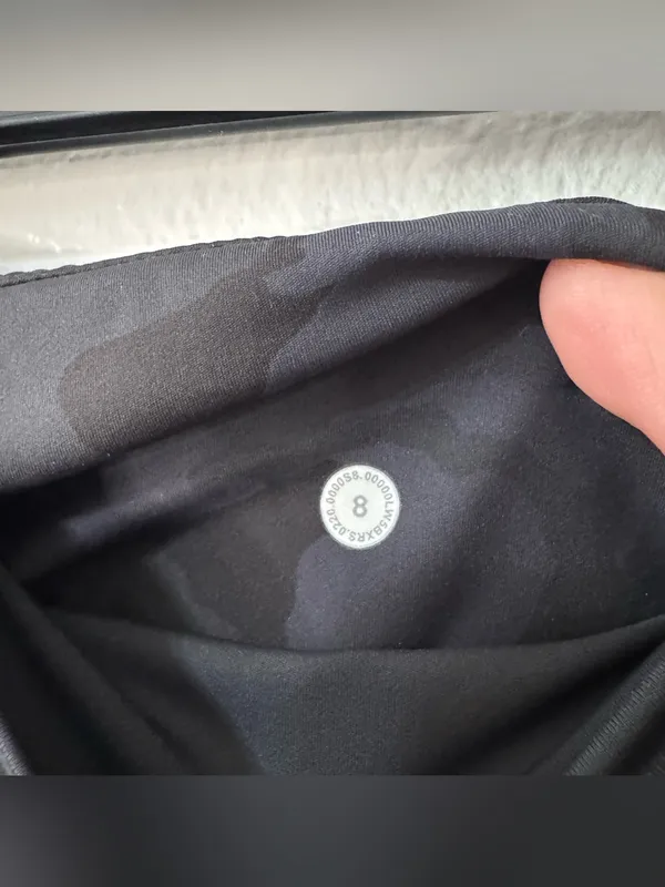 Lululemon Fast and Free Leggings 25" Nulux Incognito Camo Multi Grey - Image 6