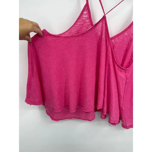 We The Free Pink Sandy Tank Top Sleeveless Relaxed Fit Women's Size Medium NEW - Image 9