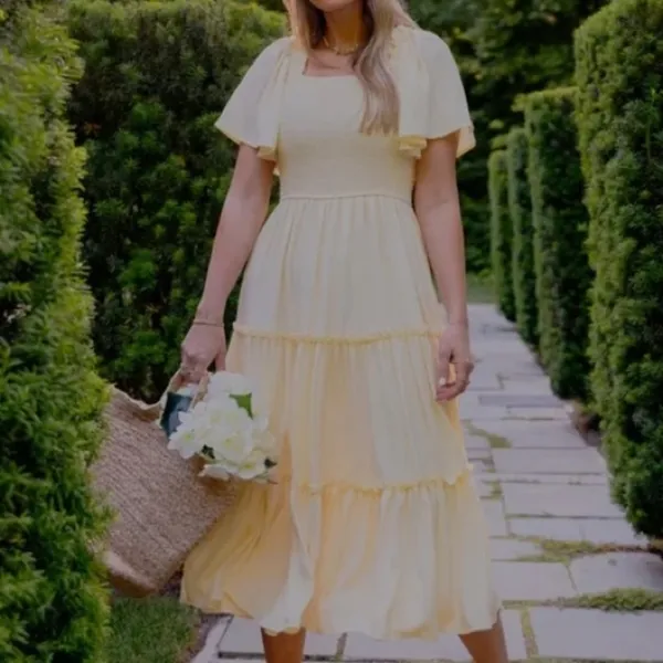 Ivy City Co Ophelia Midi Dress - Image 5