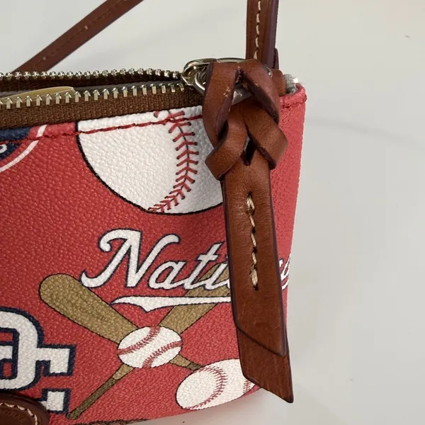 Dooney &‎ Bourke Washington Nationals MLB Red Crossbody Bag Stadium Approved NEW - Image 11