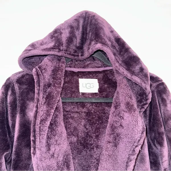 Ugg Miranda Fleece Hooded Robe With Pockets - Image 9