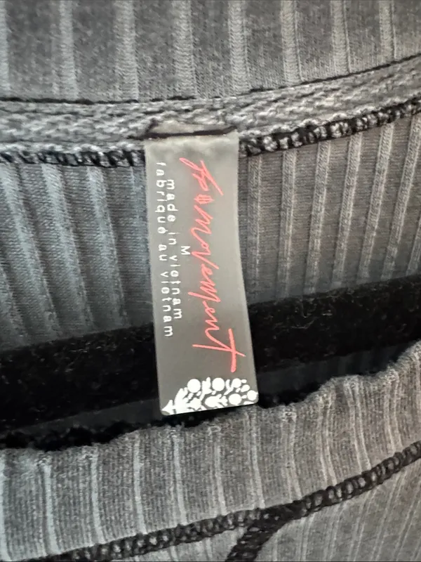 • FP Movement • NWOT Women’s Position Tunic Layer Long Sleeved Dress Charcoal - Image 3