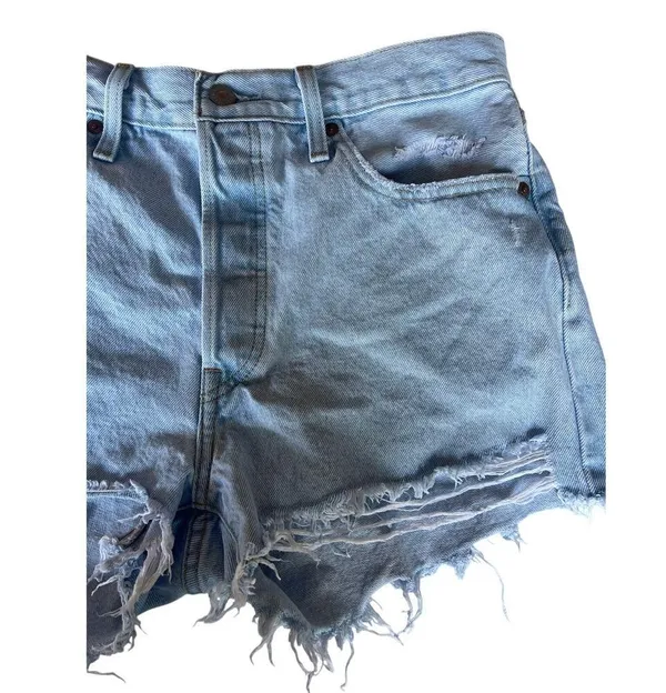 Levi's Premium 501 Denim Shorts 29 - Image 4