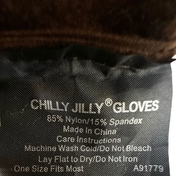 Chilly Jilly brown leopard trim gloves - Image 7