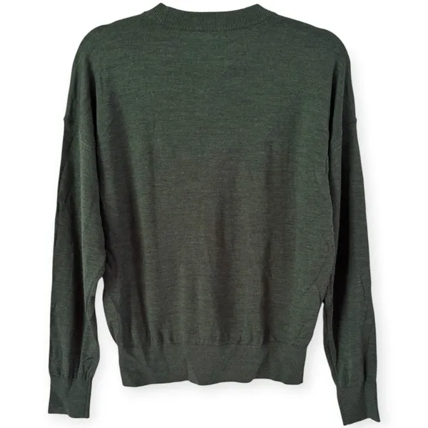 NWT Madewell Drop Shoulder Sweater Merino Wool Women’s Size Small Dark Moss - Image 5